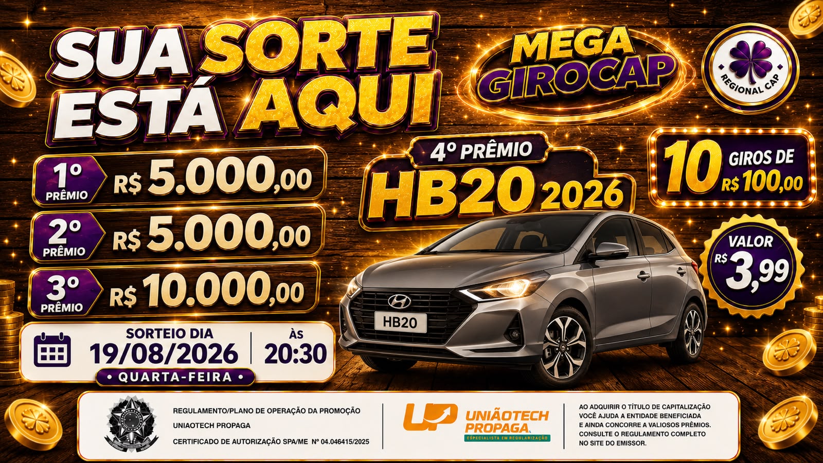Mega Giro Cap - 19/08/2026